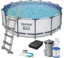 Басейн каркасний 11в1 Bestway 56438 Steel Pro Max 457 см 