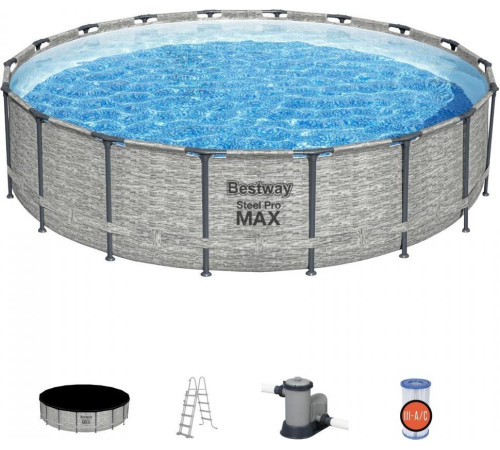 Басейн каркасний Bestway 549x122 см Steel Pro Max