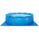 Басейн каркасний Tectake Merina 450 х 122 см, блакитний