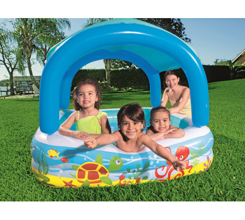 Басейн надувний дитячий Bestway 52192 140x140x114 см