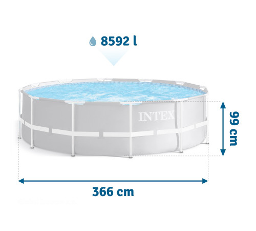 Басейн каркасний 4в1 INTEX 26716GN, 366 x 99 см Басейн каркасний 4в1 INTEX 26716GN, 366 x 99 см