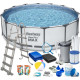 Басейн каркасний 18в1 Bestway 56438 Steel Pro Max 457 см