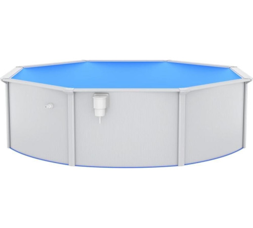 Басейн каркасний vidaXL 460 x 120 см, білий + насос з пісочним фільтром