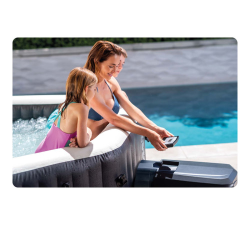 Джакузі-SPA надувне INTEX 28462 6-місне, з аксесуарами Джакузі-SPA надувне INTEX 28462 6-місне, з аксесуарами