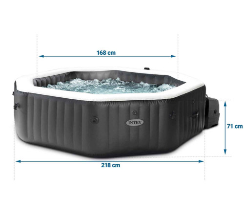 Джакузі-SPA надувне INTEX 28462 6-місне, з аксесуарами Джакузі-SPA надувне INTEX 28462 6-місне, з аксесуарами