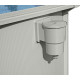 Басейн каркасний Bestway Hydrium 460 x 460 x 120 см, світло-сірий