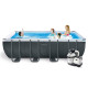 Басейн каркасний прямокутний 11в1 INTEX 26356, 549 x 274 x 132 см, темно-сірий
