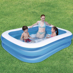 Басейн надувний прямокутний Bestway 211 x 132 x 46 см
