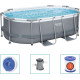 Басейн каркасний овальний 4в1 Bestway 5614A Power Steel 305 x 200 см