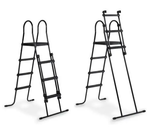 Басейн каркасний EXIT з куполом та нагрівом води, 488 х 122 см, чорна шкіра