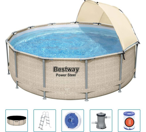 Басейн каркасний Bestway 5614V Power Steel 396 см Басейн каркасний Bestway 5614V Power Steel 396 см