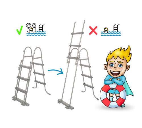 Басейн каркасний прямокутний 18в1 Bestway 56721, 404 x 201 x 100 см