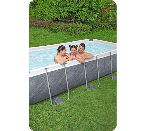 Басейн каркасний прямокутний 18в1 Bestway 56721, 404 x 201 x 100 см