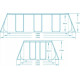 Басейн каркасний прямокутний 11в1 Bestway 56441 Power Steel 404 x 201 см