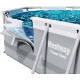 Басейн каркасний овальний 11в1 Bestway 56620 Power Steel, 427 x 250 см