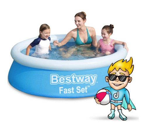 Басейн надувний дитячий Bestway 57392 183x51 см Басейн надувний дитячий Bestway 57392 183x51 см