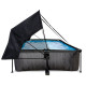 Басейн каркасний прямокутний EXIT з тентом, 300 х 200 х 65 см, "чорне дерево"