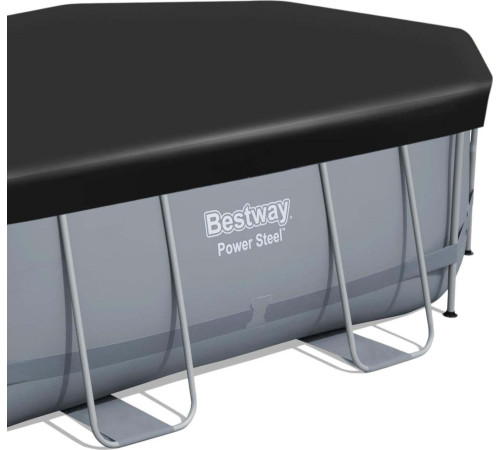 Басейн каркасний овальний 18в1 Bestway 56448 Power Steel, 488 x 305 см Басейн каркасний овальний 18в1 Bestway 56448 Power Steel, 488 x 305 см