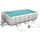 Басейн каркасний прямокутний 16в1 Bestway 56441 Power Steel, 404 x 201 см
