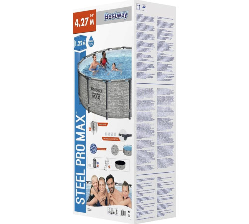 Басейн каркасний Bestway Power Steel, 427x122 см