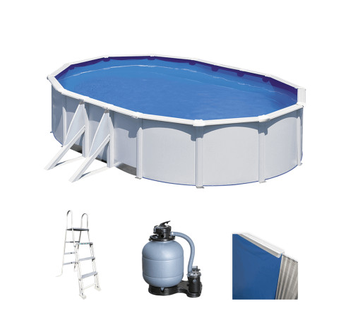 Басейн каркасний овальний GRE FIDJI KIT500ECO 500 x 300 x 120 см