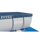 Басейн каркасний прямокутний 21в1 INTEX 26792, 488 x 244 x 107 см + машина для створення бульбашок