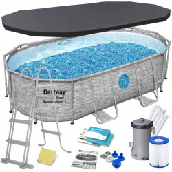 Басейн каркасний Bestway 56714N 427 х 250 х 100 см