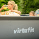 Басейн каркасний прямокутний VIRTUFIT з фільтрувальним насосом 300 x 210 х 66 см , темно-сірий