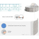 Басейн каркасний Bestway 5614V Power Steel 396 см