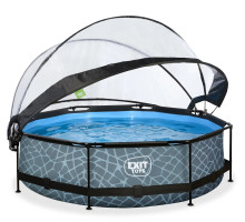 Басейн каркасний EXIT з куполом 