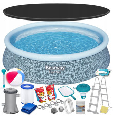 Басейн надувний 18в1 Bestway 57372, 457 x 107 см 