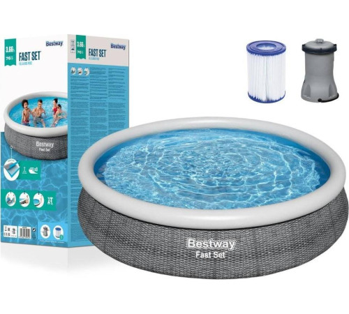 Басейн надувний Bestway 57445, 366 x 76 см Басейн надувний Bestway 57445, 366 x 76 см