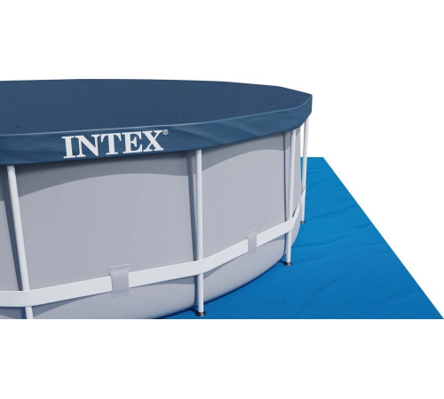 Басейн каркасний 21в1 INTEX 26720, 427 х 107 см, сірий