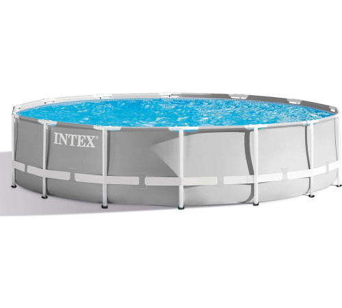 Басейн каркасний 21в1 INTEX 26720, 427 х 107 см, сірий