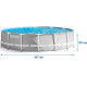 Басейн каркасний 21в1 INTEX 26720, 427 х 107 см, сірий