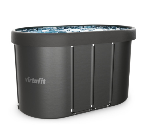 Ванна крижана VIRTUFIT Oval, 120 x 70 см 500 л, антрацит