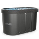 Ванна крижана VIRTUFIT Oval, 120 x 70 см 500 л, антрацит