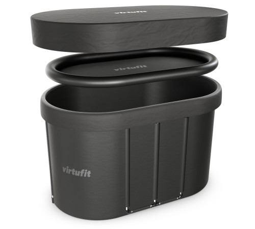 Ванна крижана VIRTUFIT Oval, 120 x 70 см 500 л, антрацит