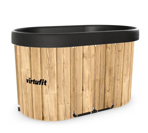 Ванна крижана VIRTUFIT Oval, 120 x 70 см 500 л, дерево