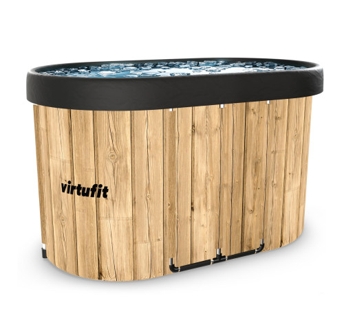 Ванна крижана VIRTUFIT Oval, 120 x 70 см 500 л, дерево