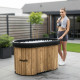 Ванна крижана VIRTUFIT Oval, 120 x 70 см 500 л, дерево