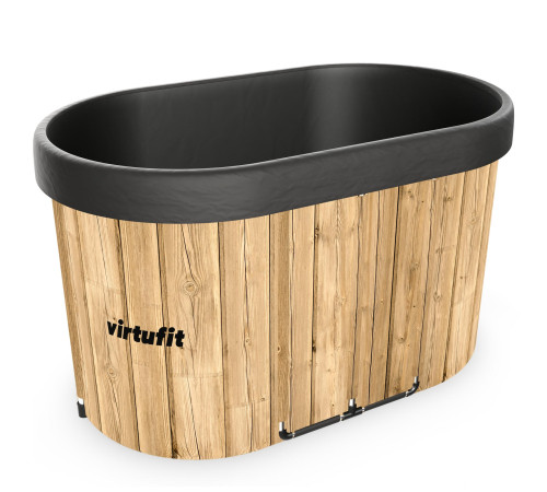 Ванна крижана VIRTUFIT Oval, 120 x 70 см 500 л, дерево