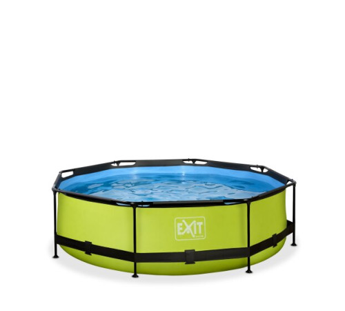 Басейн-стійка з насосом і куполом 300х76 см EXIT LIME - зелений