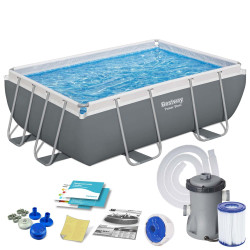 Басейн каркасний прямокутний 10в1 Bestway 56629N, 282 x 196 x 84 см 