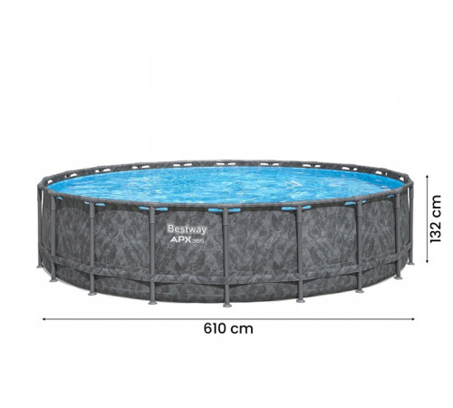 Басейн каркасний 11в1 Bestway 561KE 610 х 132 см