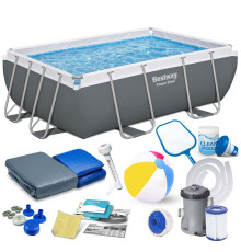 Басейн каркасний прямокутний 16в1 Bestway 56629N, 282 x 196 x 84 см 