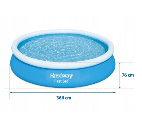 Басейн надувний 9в1 Bestway 57274, 366 см Басейн надувний 9в1 Bestway 57274, 366 см