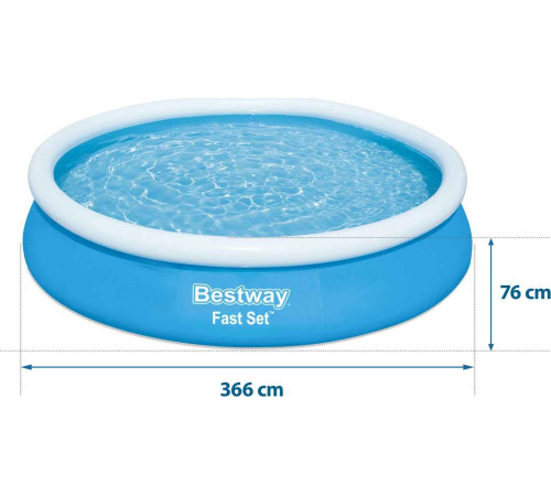 Басейн надувний 17в1 Bestway 57274, 366 см