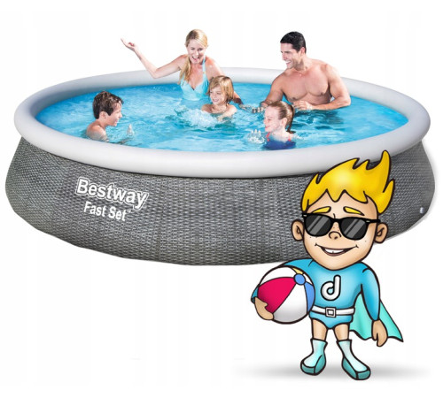 Басейн надувний Bestway 57376, 396 см