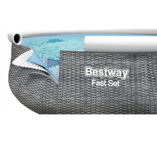 Басейн надувний Bestway 57376, 396 см